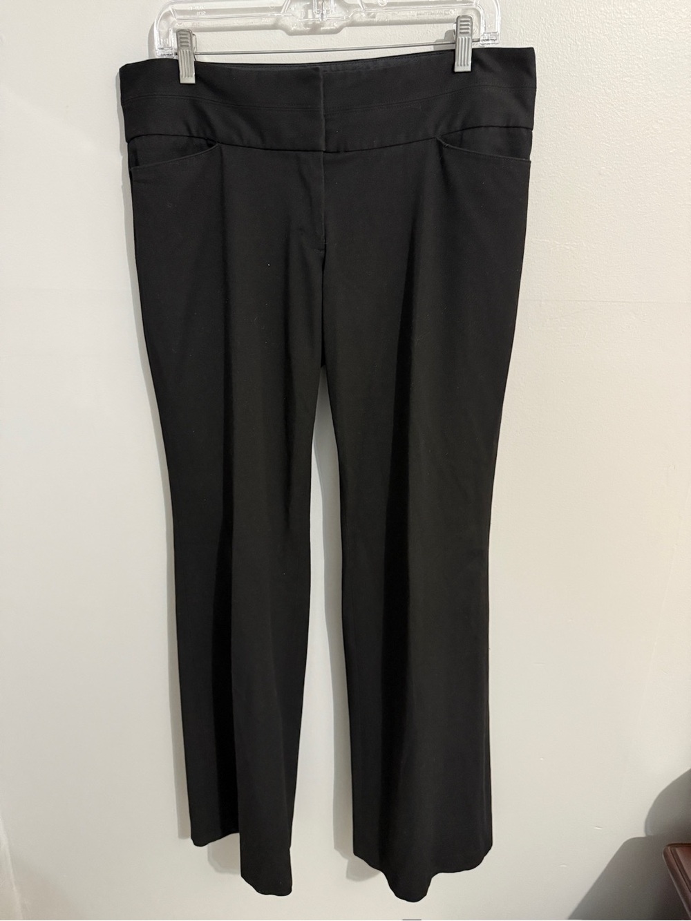 Express Pants Womens 10 Long Editor Career Office Work Black Trouser Capsule